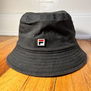 Fila Black Bucket Hat